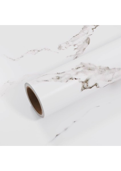 Beyaz Mermer Desenli Yapışkanlı Kaplama Kağıdı Büyük Boy 5 Metre fiyatları