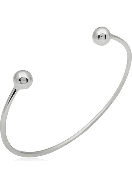 ​925 Ayar Gümüş Ayarlanabilir Toplu Bilezik