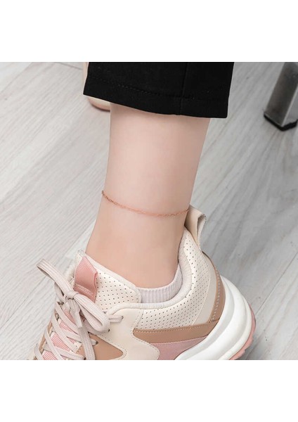 925 Ayar Gümüş Rose Zincir Desenli Halhal fiyatları