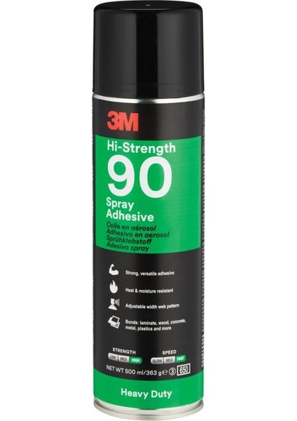 90 Çok Amaçlı Çok Güçlü Sprey Yapıştırıcı 500ML