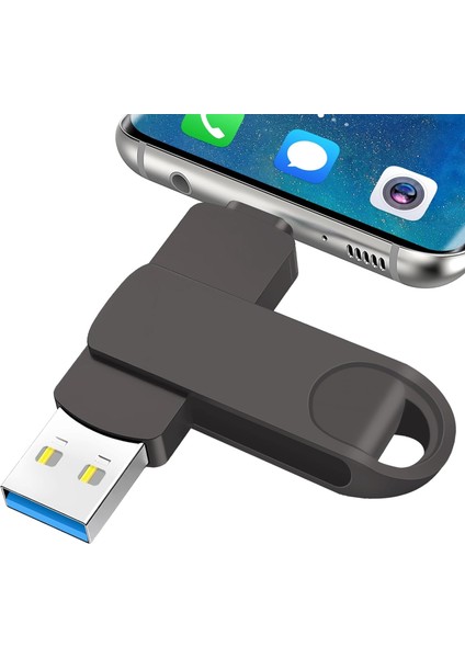 USB + Type-C Çıkışlı Flash Bellek 64GB Iphone Samsung Ios Android Windows Pc Flash Bellek indirimleri