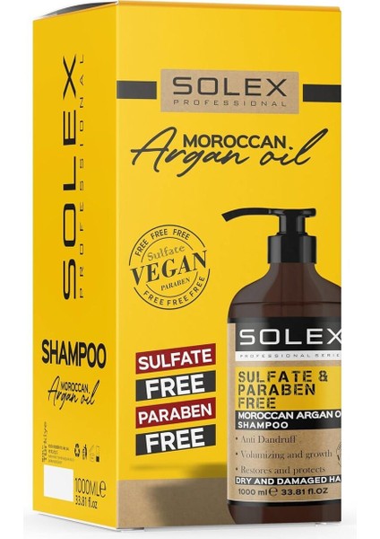 Sülfatsız Parabensiz Morocco Argan Yağlı Şampuan 1000 ml