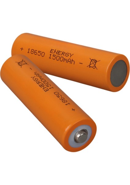 3.7 Volt 1500 Mah 18650 Başlıklı Pil Şarj Edilebilir Pil Li-Ion (Lityum Iyon) Fener Pili fiyatları