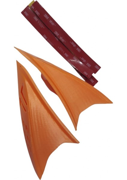 Kask Boynuzu Turuncu Yarışçı Tipi