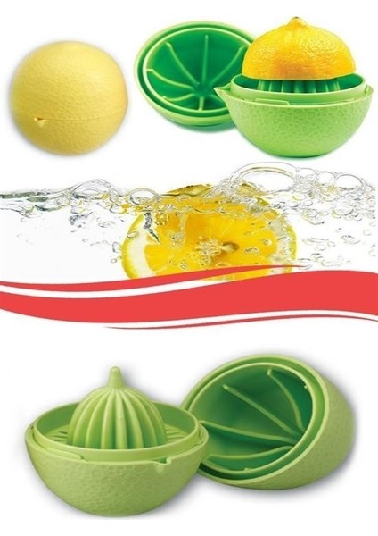 Hazneli Kapaklı Hijyenik Pratik Kolay Limon Sıkacağı Aparatı