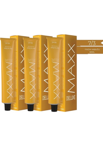 7.3 Fındık Kabuğu Krem Tüp Boya - 60 ml 3 Adet