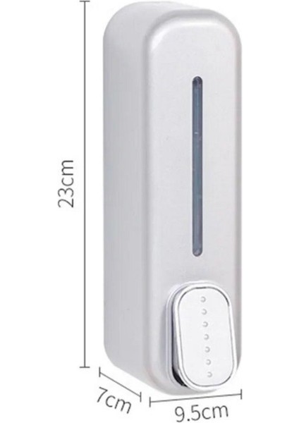 Beyaz Duvara Monte Sıvı Sabunluk Dispenser 300 ml