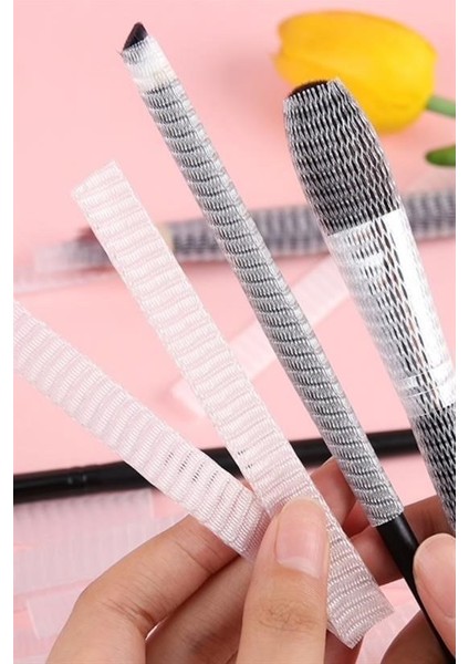 Makyaj Far Allık Kontür Eyeliner Fırça Malzemeleri Ürünleri Koruyucu File Kapak Örgü Kılıf S