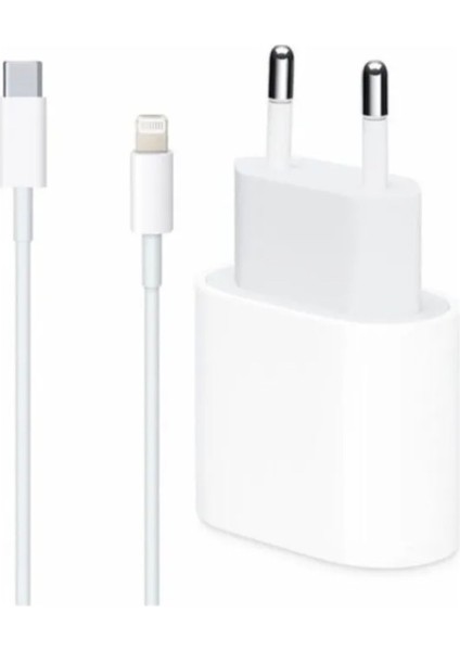 Usb-C Lightning Şarj Seti – 20W Güçlü Adaptör ve Uyumlu kablo