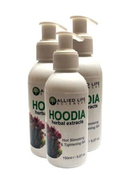 Hoodia Slimming & Firming Gel 150ML Hoodia Kaktüsü Mucizesi 3 Adet