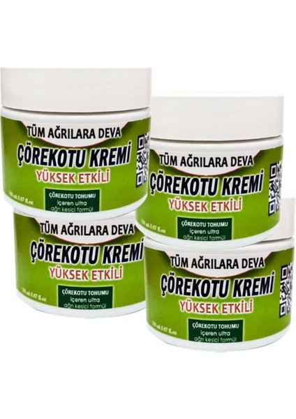 Mem Çörek Otu Tohumu Yağı Karışımlı Krem Büyük Boy 150 ml x 4 Adet