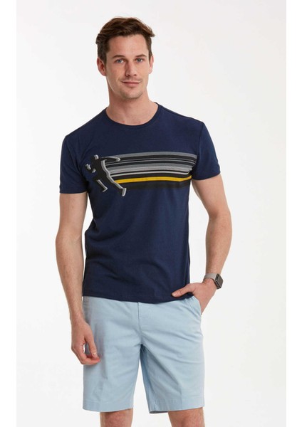 Nade Erkek Tişört Lacivert