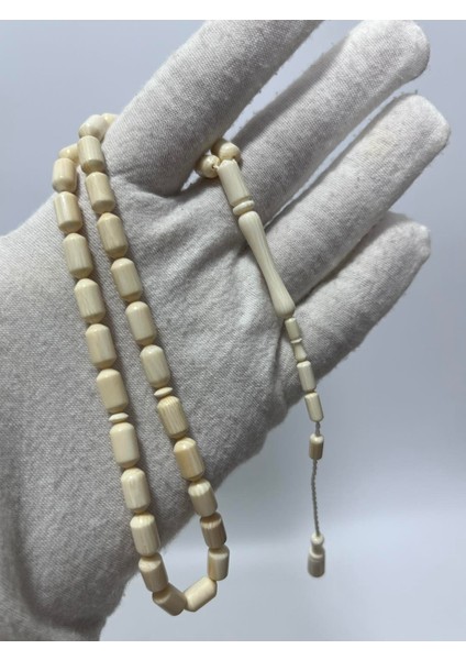 Kesme Fildişi Tesbih 12,58 Gram - Koleksiyonluk Fil Dişi Tespih