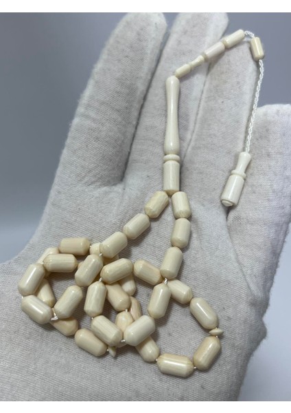 Kesme Fildişi Tesbih 12,58 Gram - Koleksiyonluk Fil Dişi Tespih modelleri