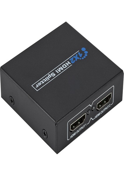 Hdmı Çoklayıcı Çoğaltıcı Dağıtıcı Metal Kasa 4K UHD 3D 1.4V 1 Giriş 2 Çıkış 1080P