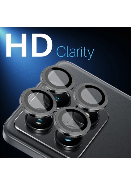 Xiaomi Mi 14T Pro 3D Kamera Lens Koruyucu-Siyah