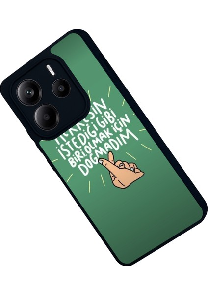 Xiaomi Redmi Note 14 Mat Siyah Uyumlu Kılıf – Yumuşak Silikon, Koruyucu, Şok emici kapak