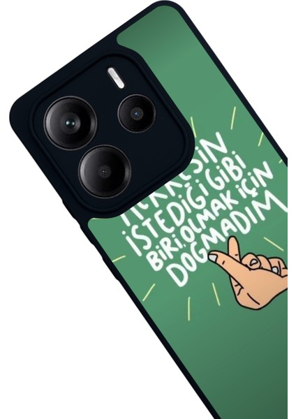 Xiaomi Redmi Note 14 Mat Siyah Uyumlu Kılıf – Yumuşak Silikon, Koruyucu, Şok emici kapak
