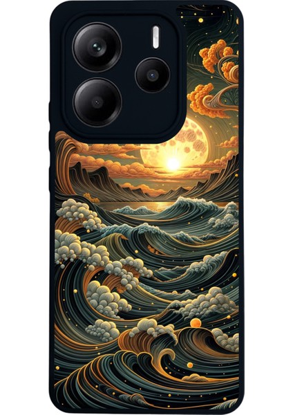 Xiaomi Redmi Note 14 Mat Siyah Uyumlu Kılıf – Yumuşak Silikon, Koruyucu, Şok emici kapak