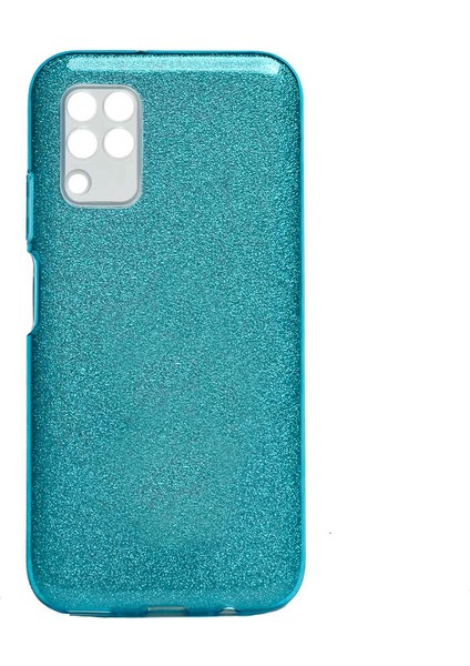 Huawei P40 Lite Kılıf Fzd Shining Silikon-Mavi