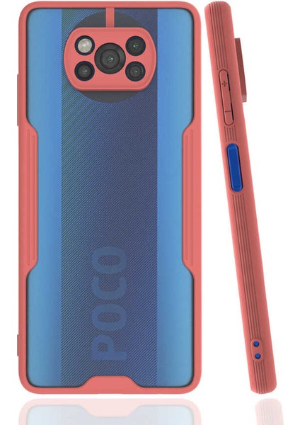 Xiaomi Poco X3 Kılıf Fzd Parfe Kapak-Pembe