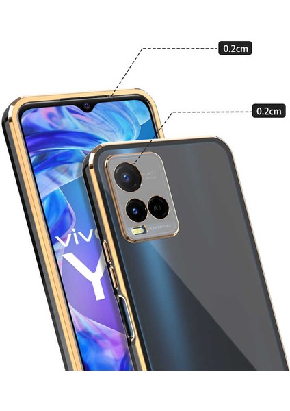 Vivo Y32 Kılıf Fzd Voit Clear Kapak-Yeşil modelleri