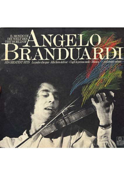 Angelo Branduardi - His Greatest Hits Lp
