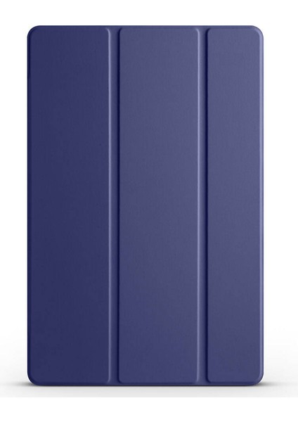 Galaxy Tab A9 Uyumlu Zore Smart Cover Standlı 1-1 Kılıf-Lacivert
