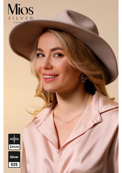 2.5mm Forse Zincir 925 Ayar Gümüş Kolye fiyatları