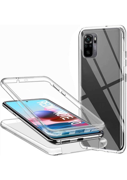 Xiaomi Redmi Note 10S Kılıf Btbm Enjoy Kapak-Renksiz