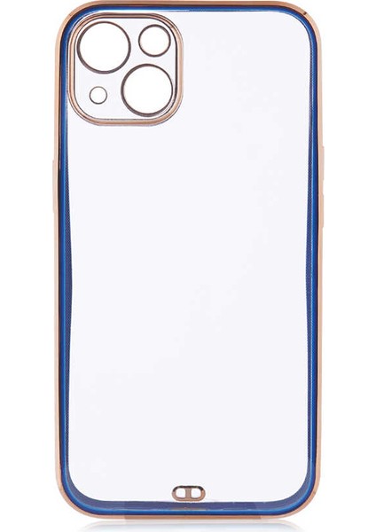 iPhone 13 Kılıf Btbm Voit Clear Kapak-Lacivert