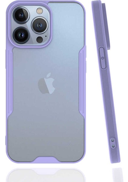iPhone 13 Pro Uyumlu Btbm Parfe Kapak-Mor