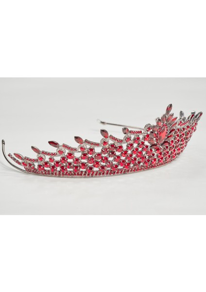 Ruby Gelin Tacı Baş Aksesuarı - Bordo fiyatları