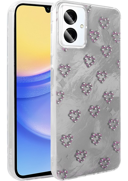Galaxy A06 Kılıf Kamera Korumalı Figürlü Btbm Ponti Silikon Kapak - Beyaz