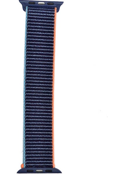 Watch 44MM Uyumlu Krd-03 Hasır Kordon Zore - 68-Deep Navy