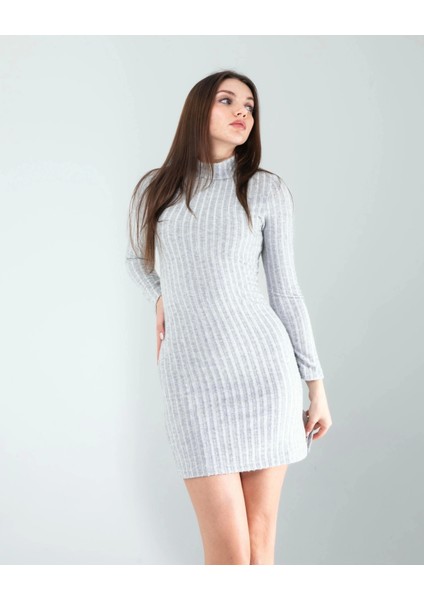 Taş Mini Triko Elbise