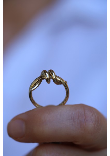 14 Ayar Altın Taşsız Sarmal Yüzük indirimleri