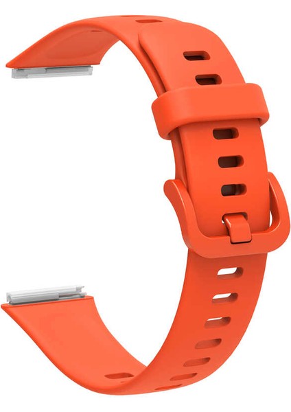 Huawei Band 7 Krd-71 Uyumlu Kordon Zore - Turuncu