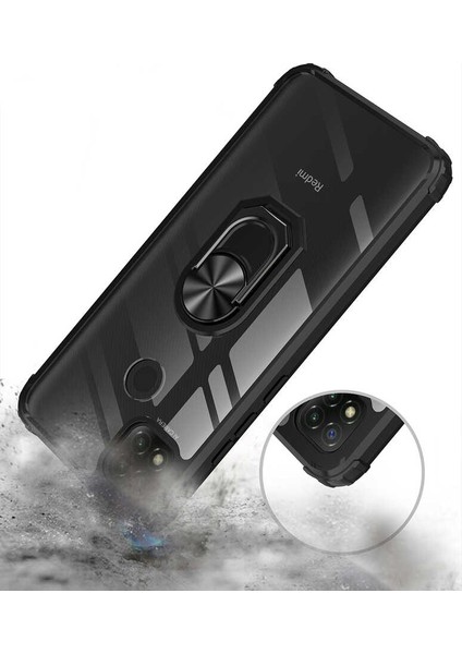 Xiaomi Redmi 9c Kılıf Klfs Mola Kapak-Kırmızı