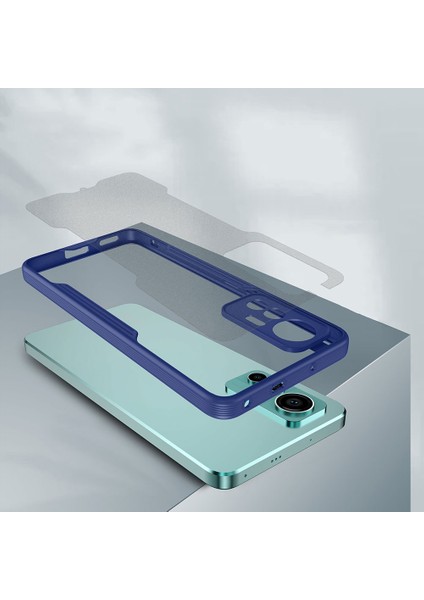 Xiaomi Xiaomi 12 Lite Kılıf Klfs Parfe Kapak-Siyah modelleri