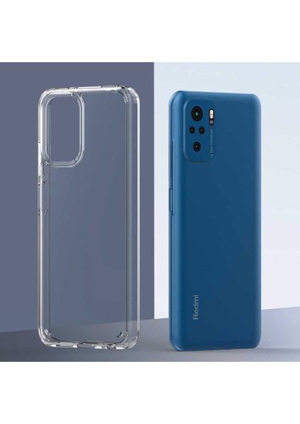 Xiaomi Redmi Note 10 Kılıf Klfs Coss Kapak-Renksiz