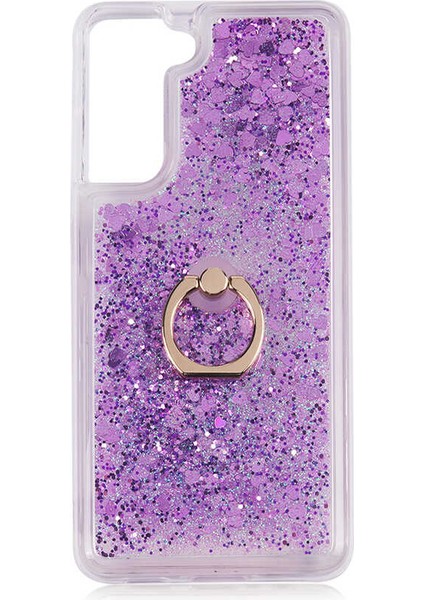 Galaxy S21 Fe Kılıf Klfs Milce Kapak-Mor