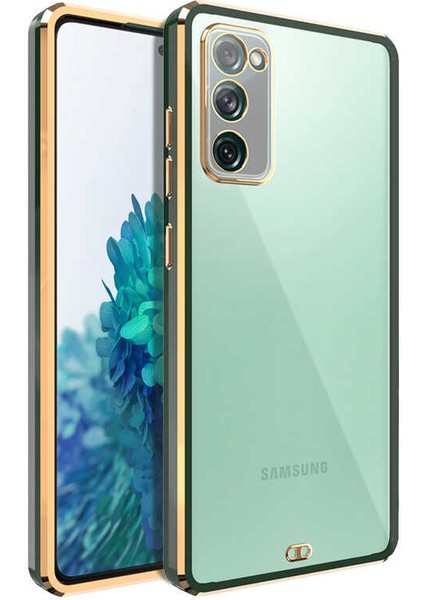 Galaxy S20 Fe Kılıf Klfs Voit Clear Kapak-Yeşil