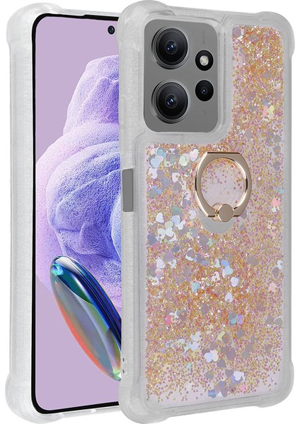 Xiaomi Redmi Note 12 Pro 4g Kılıf Klfs Milce Kapak-Gold