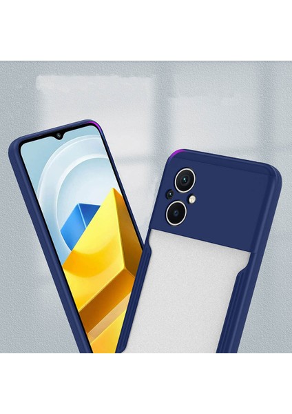 Xiaomi Poco M5 Kılıf Klfs Parfe Kapak-Lacivert fırsatları