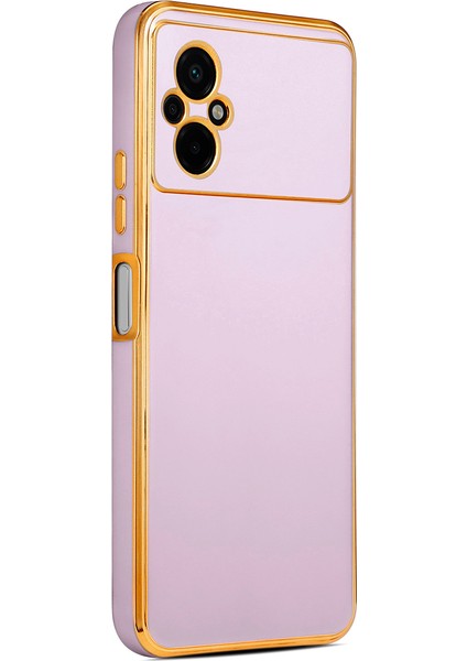 Xiaomi Poco M5 Kılıf Klfs Bark Kapak-Lila