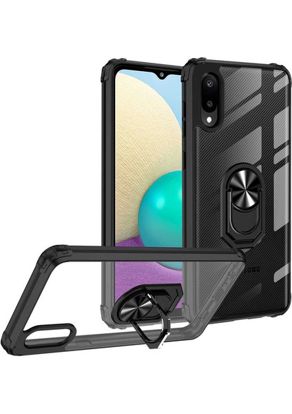Galaxy A02 Kılıf Klfs Mola Kapak-Siyah modelleri