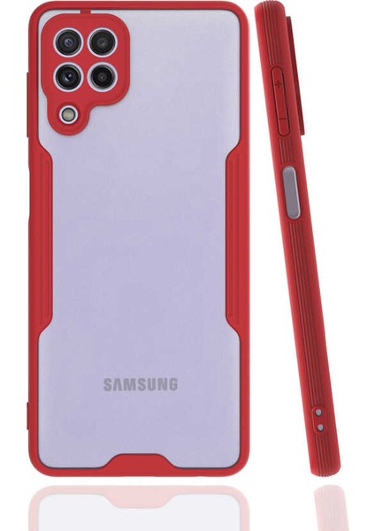 Galaxy M32 Kılıf Klfs Parfe Kapak-Kırmızı