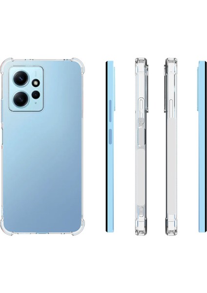 Xiaomi Redmi Note 12 4g Kılıf Klfs Nitro Anti Shock Silikon-Renksiz modelleri