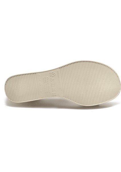 High Fashion Fem Kadın Parmak Arası Terlik Bej 35/40 fırsatları